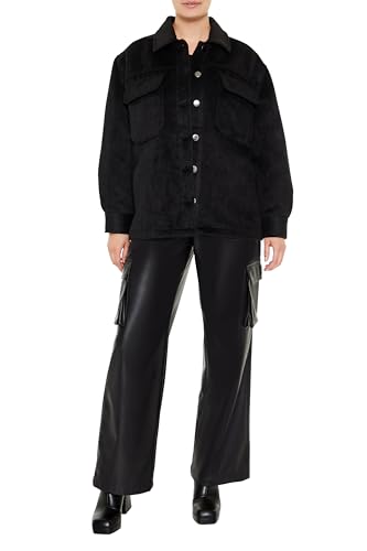 Forever 21 Women's Plus Size Faux Suede Shacket2
