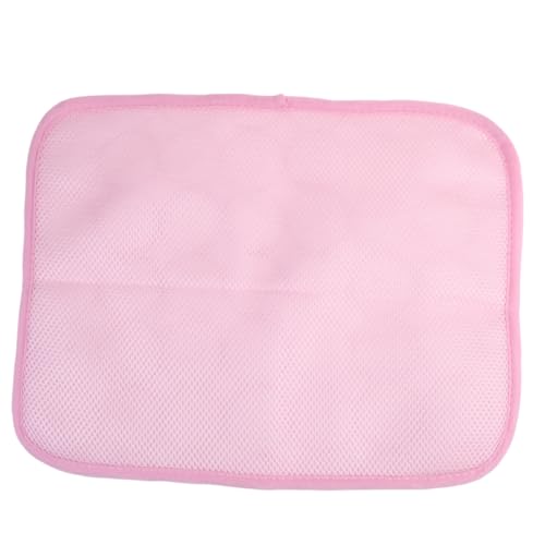 Hemoton Pet Mat for Dogs and Cats Summer Pet Mat Pink Lightweight for Skin for Comfortable Sleeping Absorbs Heat for