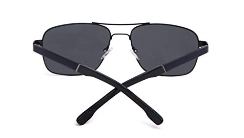 FV Vintage Classic Polarized Sunglasses for Men Women Aviator Navigator Metro around Square Rectangular Designer Style3