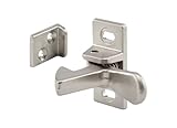 Prime-Line U 10882 Cabinet Door Elbow Catch, Cast Aluminum, Satin Nickel (Single Pack)