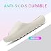 Cloud Slides for Kids,Boys Girls Shower Slippers Bathroom Pool Sandals,Toddler Home House Open Toe Comfy Thick Sole Slippers,Summer Non-Slip Beach Shoes Beige38