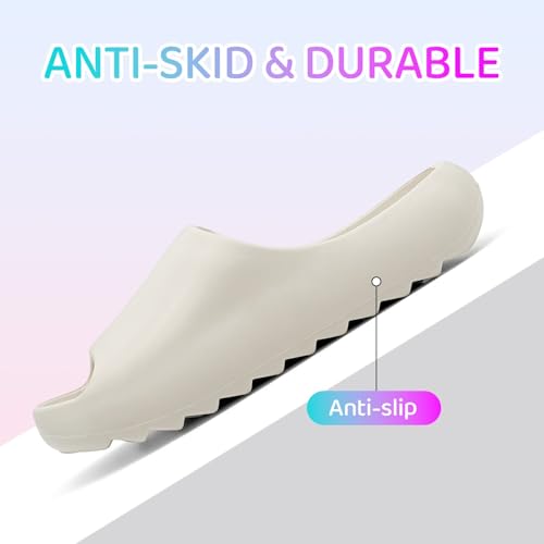 Cloud Slides for Kids,Boys Girls Shower Slippers Bathroom Pool Sandals,Toddler Home House Open Toe Comfy Thick Sole Slippers,Summer Non-Slip Beach Shoes3