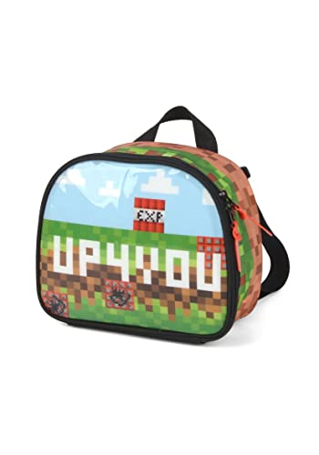 Kit Mochila Rodinha e Lancheira Pixels Up4You Ref.37765