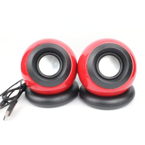 Altavoces USB para computadora portatiles con conexion 3.5mm para un sonido nitido instantaneo