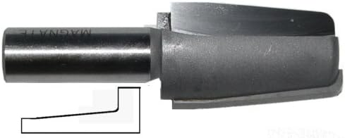 Magnate 3813 Raised Panel Router Bit, Vertical - 5 degree Face Cut Profile; 1-5/8 Cutting Height