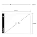 Winload Mesa de Luz Dibujo A4, 3,5 mm Delgado Copia de la...