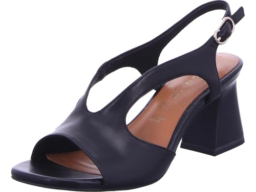 Sandales en cuir noir Tamaris 28316 pour vos soirées et journées de bureau