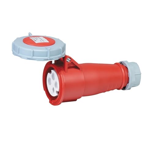 IP67 ���o�[�X�v���O�h���Y�ƍq��v���O����у\�P�b�g�R�l�N�^�h�b�L���O 3 �R�A 4 �� 5 �R�A 16A/32A �n�C�G���h�\�P�b�g(Connector 4P 16A)