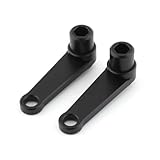 FSFY 2 Pcs BM-DFZJ-515-H Aluminum Alloy Lifting Mount Bracket Windscreen Lifting Holder Windshield Fairing Kits Black For BMW K1600 Bagger 2017-2019, For BMW R1200RT