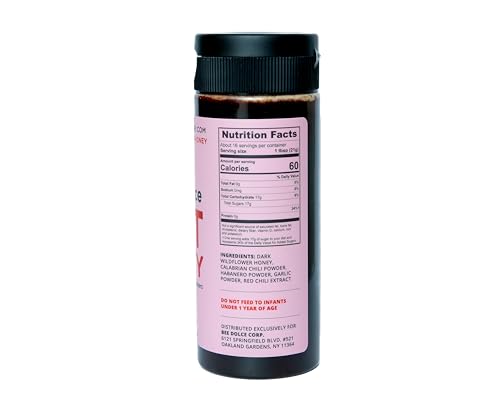 Bee Dolce Hot Honey 12 Oz miel dulce y picante miniatura 2
