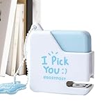 Mini Cucitrice Da Scrivania - graziosos Strumento Di Cancelleria Da 36 G, Dispositivo Di Rilegatura Portatile, Articoli Per Ufficio Compatti, Accessorio Portatile Leggero, Set Di Punti Metallici