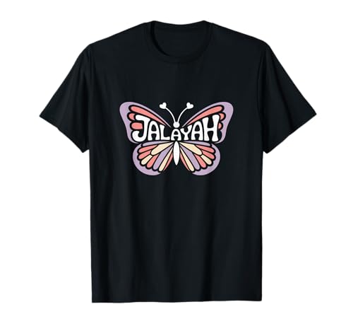 Jalayah Butterfly - Personalizzato Carino Nome Word Art Maglietta