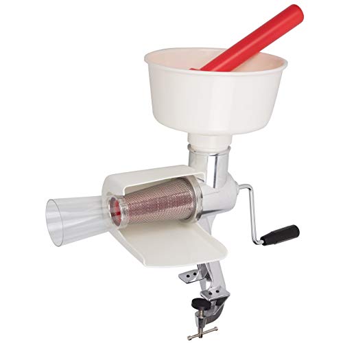 Professional Food Strainer and Sauce Maker with XL Hopper By Cucina Pro