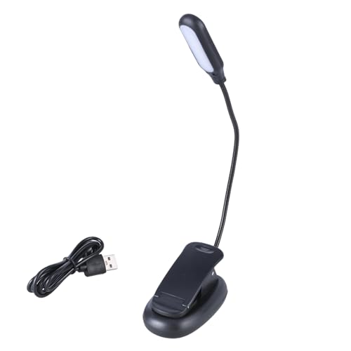 Lampe de lecture de nuit LED rechargeable à clip pour lire confortablement dans votre lit