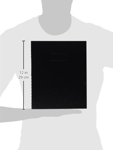 Miniatura 4 de Blueline EcoLogix Cuaderno NotePro 100% reciclado, negro, 11 x 8.5 pulgadas, 200 páginas (A10200E.BLK)