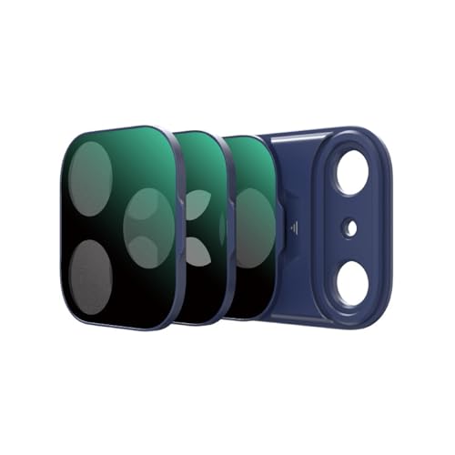 Filtros de lente de cámara portátiles para iPhone 17 Pro Max, kit magnético CPL y Black Mist