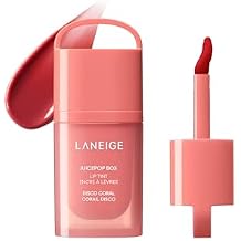 LANEIGE JuicePop Box Lip Tint | Long-Lasting Hydrating Lightweight Tint | Buildable Juicy Color &amp; Nourishing Shine | K-Beau