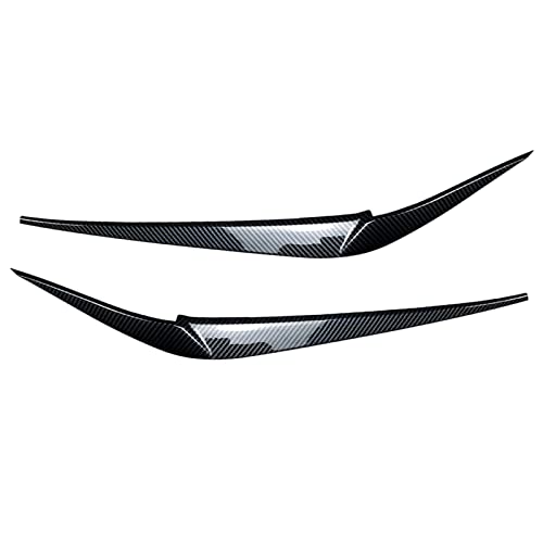 Sourcils de phares de voiture finition carbone - Garnitures élégantes pour BMW X4