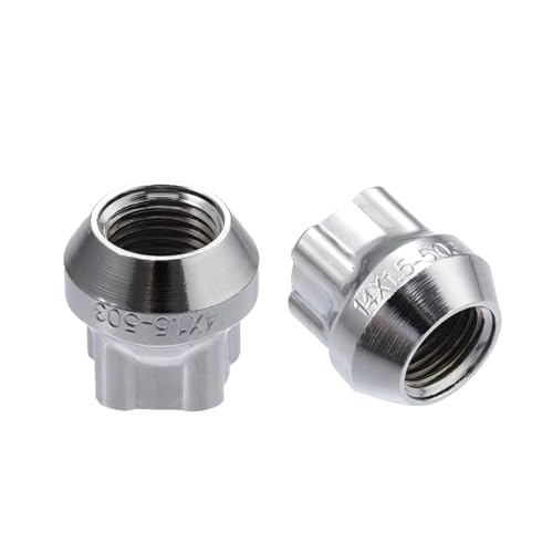 Compatible With Tesla S 2012 2013 2014 2015 2016 2017 2018 2019 2020 2021 5pcs M14x1.5 ԃzC[bNOibgh~ɑΉB Ԃ̃zC[{g