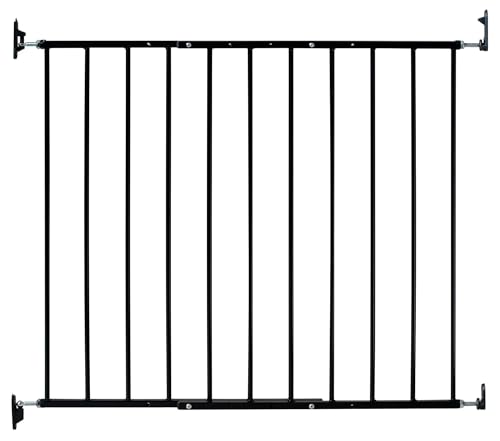 KidCo 24.75-42.5' Safeway Walk Through Baby Gate for Stairs and Doorways | No-Trip Top of Stairs Baby Gate No Bottom Bar | Quick-Release Mounted...