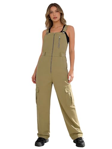 Jumpsuit femme sans manches salopette idéale pour le jardin et les loisirs