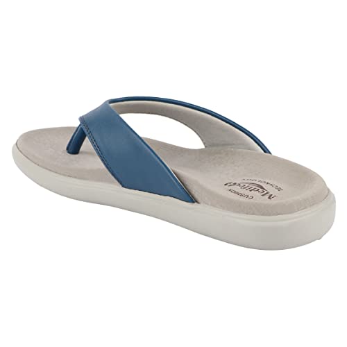 Image of Medifeet Women's Leather Thong Slippers