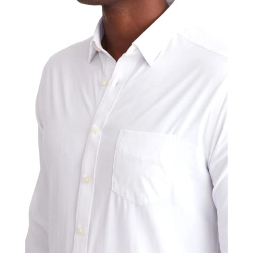UNTUCKit Gironde Long Sleeve Performance Wrinkle-Free Button Down Dress Shirt Parent (US, Alpha, Medium, Regular, Regular, Regular Fit, White Giorande)3