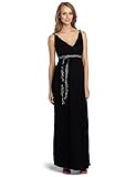 Everly Grey Women's Maternity Sofia Maxi Dress, Black, X-Small