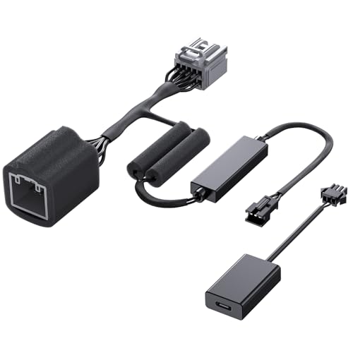 mangoal Dash Cam Power Adapter for Mazda with 10-Pin sunroof Plug (Model B) – Hidden Cable Kit for GPS Radar Mirror Camera, Plug & Play Fits All Mazda Models with sunroof