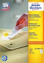 Étiquettes universelles 99,1 x 42,3 mm Avery Zweckform pour impression laser et jet d'encre