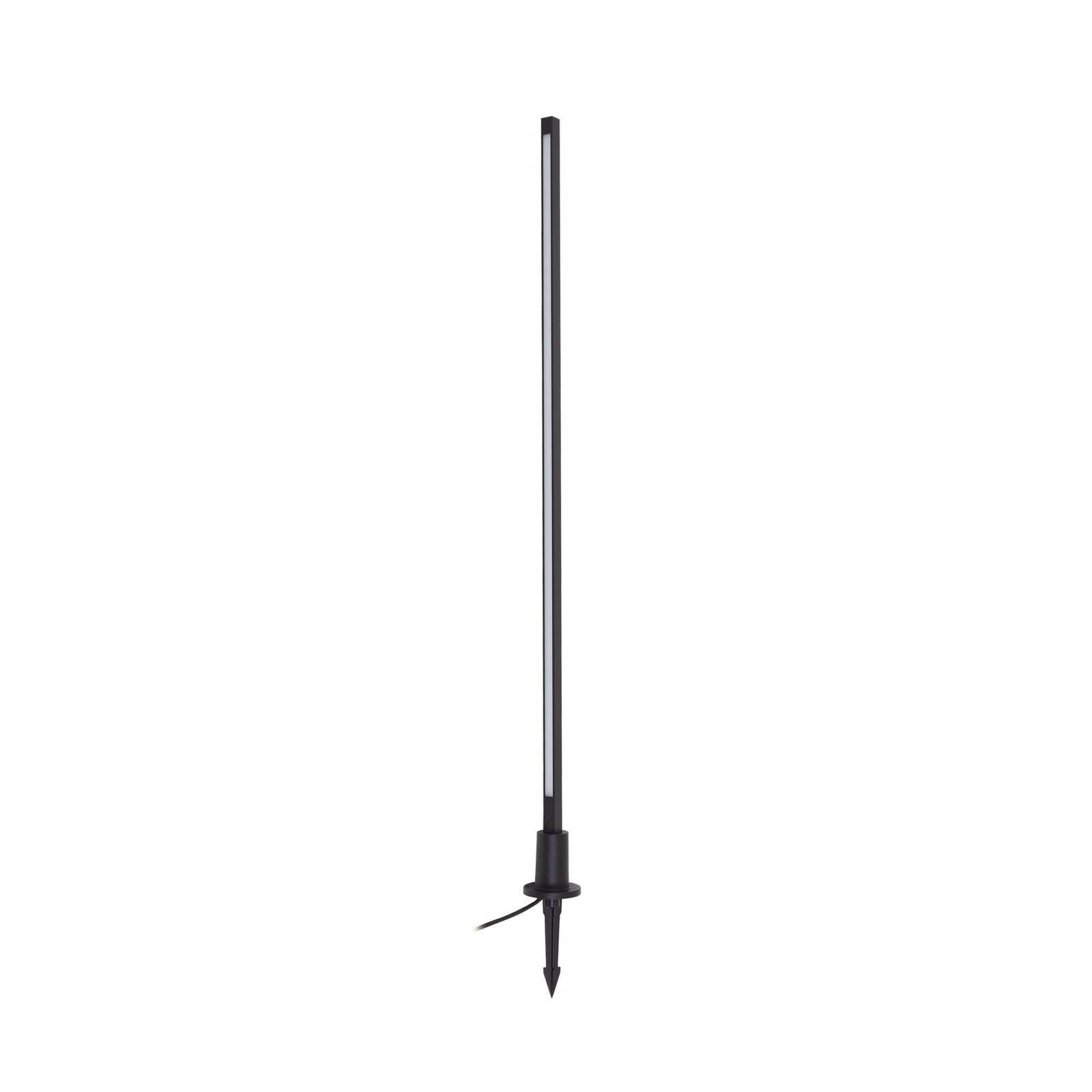 Lindby LED Lámpara para exterior Neano (Moderno) en Negro hecho de Aluminio (1 llama, iluminación senderos, baliza farola