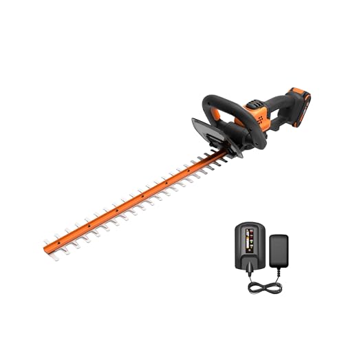 WORX WG261 22in 20V Cordless Hedge Trimmer Battery Included