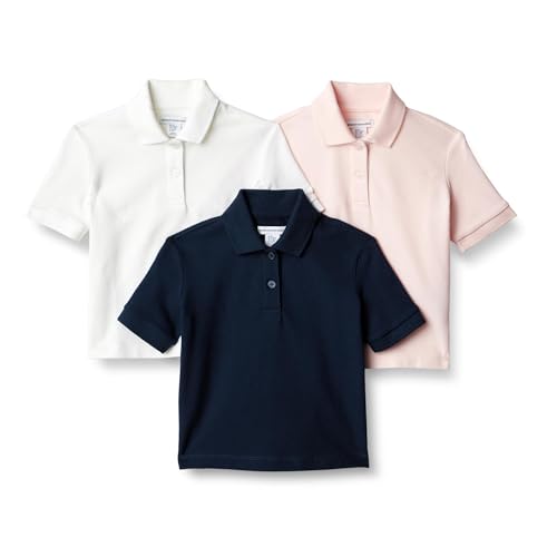 Image of Amazon Essentials Toddler and Baby Girls' Cotton Spandex Polo Shirt