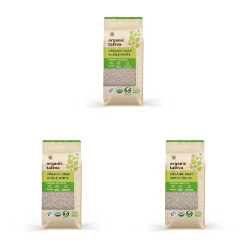 Image of Organic Tattva Urad Dal Whole White, 500g (Pack of 3)