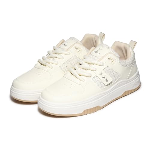 Image of YOHO UrbanDash Sneakers for Woman | Strong Grip, Thick Laces, Cushioned Insoles | Comfortable & Stylish for Everyday Use Shoes for Woman /Girls /Ladies -0736