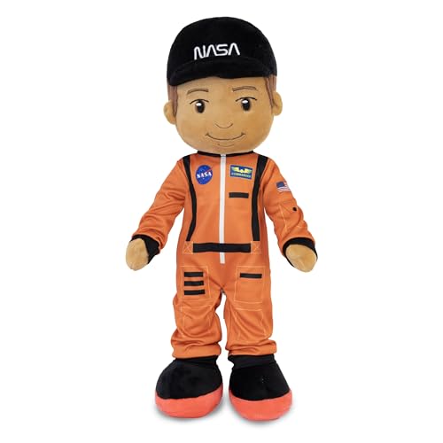 Image of Playtime by Eimmie - 14” Ollie NASA Doll - Soft Baby Doll - Plush Rag Dolls for 2 Year Old Girls & Boys, Toddler & Infants - Astronaut Plush Washable Doll - Soft Plush Boy Dolls - Plush Baby Dolls