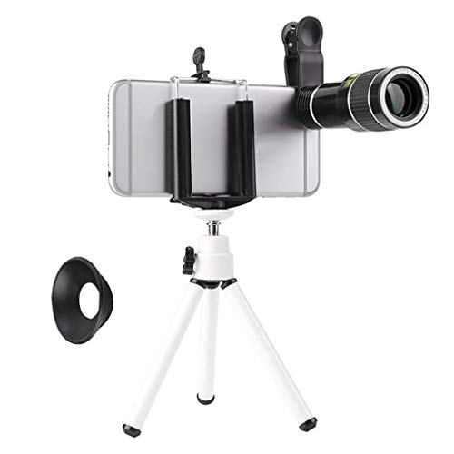 Kit de lentes para celular Almencla, telescópios monoculares, design de encaixe, com suporte de trip