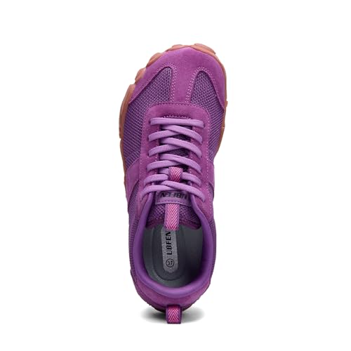 Image of UBFEN Womens Barefoot Shoes Mens Wide Toe Box Zero Drop Minimalist Sneakers | Laces Up, Lightweight, Breathable, Comfortable, Suitable for Walking, Travel, Light Hiking, Trail Running, Tennis, Daily Wear
