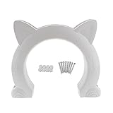 interior door small space Cat Door is made of non-toxic, odorless and durable ABS material and not easy to break for a long service life