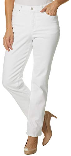 Gloria Vanderbilt Women's Amanda Classic High Rise Tapered Jean, Vintage White, 8 Short #TOP27