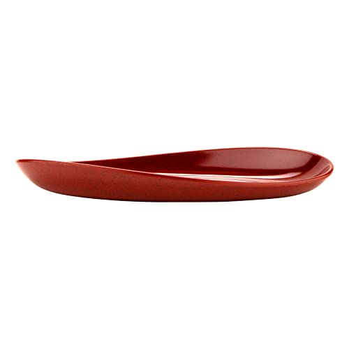 G.E.T. OP-1580-CHI Chili 15 Oval Serving Platter Dishwasher Safe Melamine Plastic, Osslo Collection - Thumbnail 3