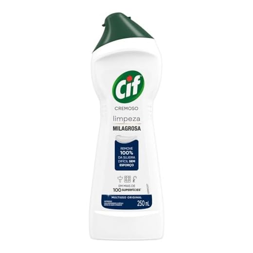 Cif Cremoso Limpeza Milagrosa Produto De Limpeza De Casa Milagroso Original Remove 100% Da Sujeira Difícil Sem Esforço 250 Ml