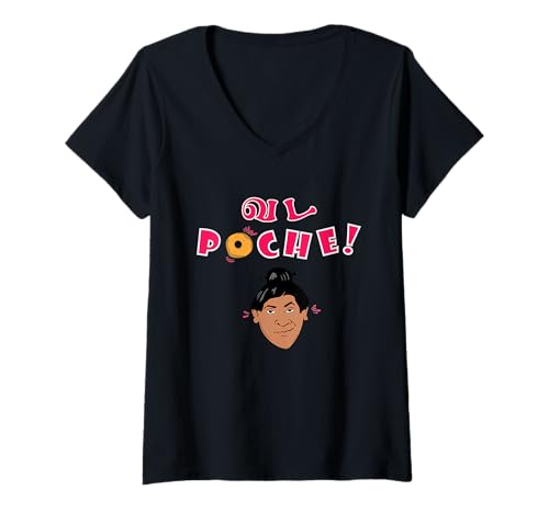Femme Swag Swami Kollywood Tamil Vada Poche, comédie drôle T-Shirt avec Col en V
