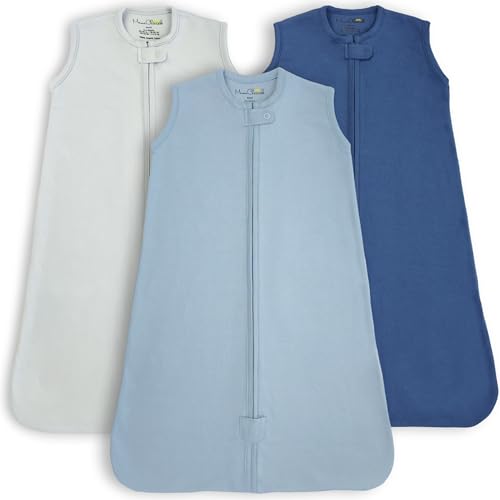 Image of Mama Cheetah Baby Sleep Sack 0.5 TOG, Organic Cotton Baby Wearable Blanket with Two-Way Zipper, Swaddle Transition Baby Sleeping Bag for Newborn Infant Toddler Boy Girl, 6-12 Months