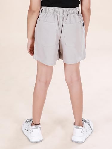 Image of KiddoPanti Girls Denim Over Lap Shorts