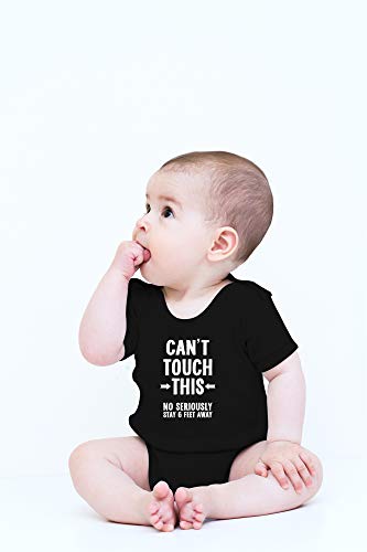 CBTwear Can’t Touch This Stay Six Feet Away - Baby Clothes - Funny Newborn Bodysuit Outfits for Boys and Girls2