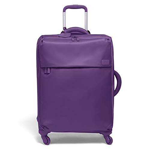 Lipault - Original Plume Spinner 65/24 Luggage - Medium Suitcase Rolling Bag for Women - Light Plum Idaho 