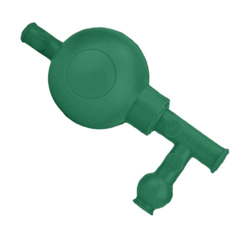 HEMOTON Remplisseur Main en Caoutchouc Vert Quantitatif à 3 Valves pour Distribution Liquide pour Départements D'expériences Chimiques
