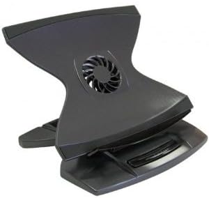 Xbrand 360 Height Adjustable Laptop Stand with Cooling Fan (Black)