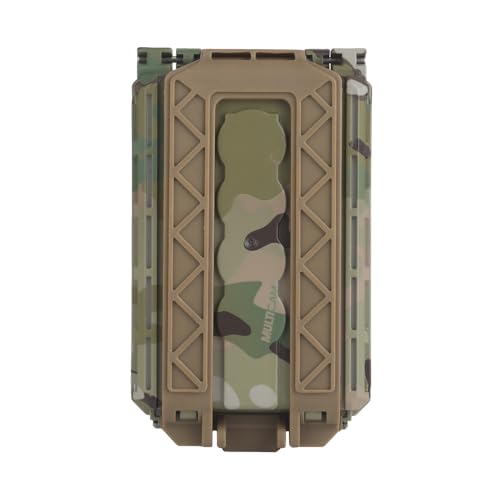 Aotumut Modular Battery Storage Case With Movable Inserts, Waterproof Molle Rugged Organizer Holder For Cr123 thumb #7